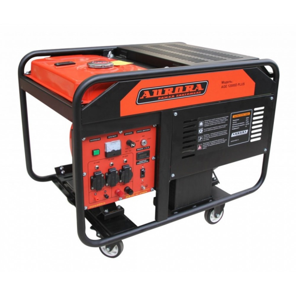 Генератор бензиновый Aurora AGE 12000D PLUS