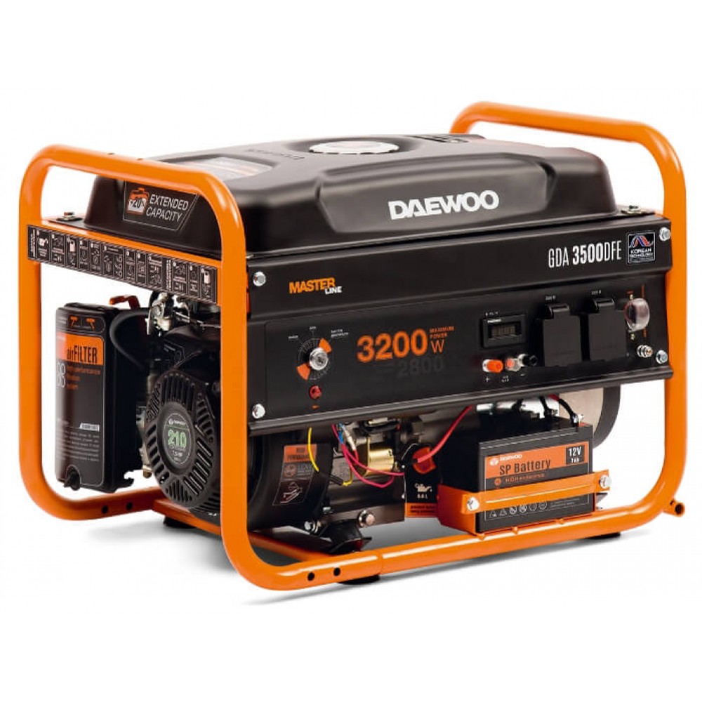 Генератор бензиновый Daewoo GDA 3500DFE
