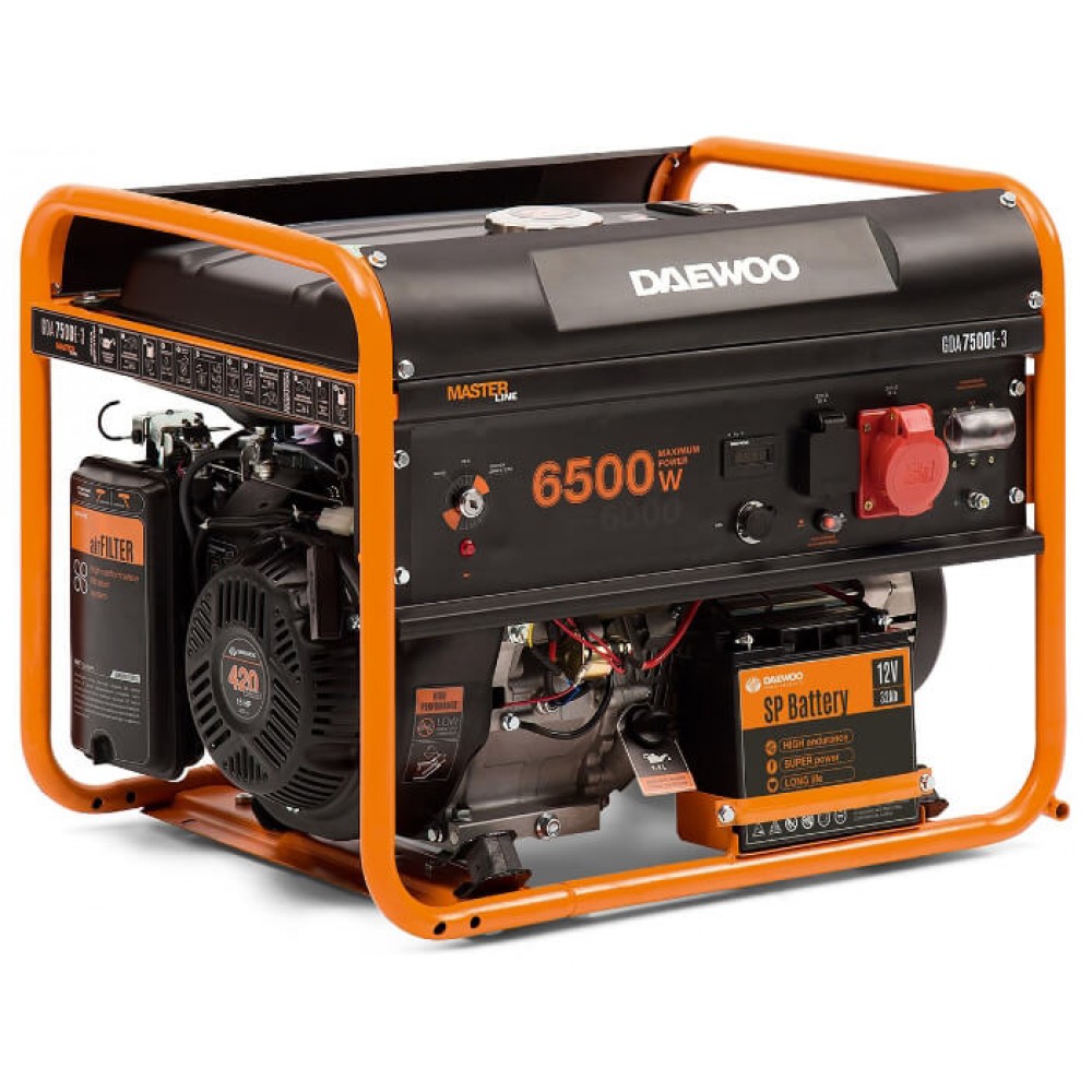 Генератор бензиновый Daewoo GDA 7500-3