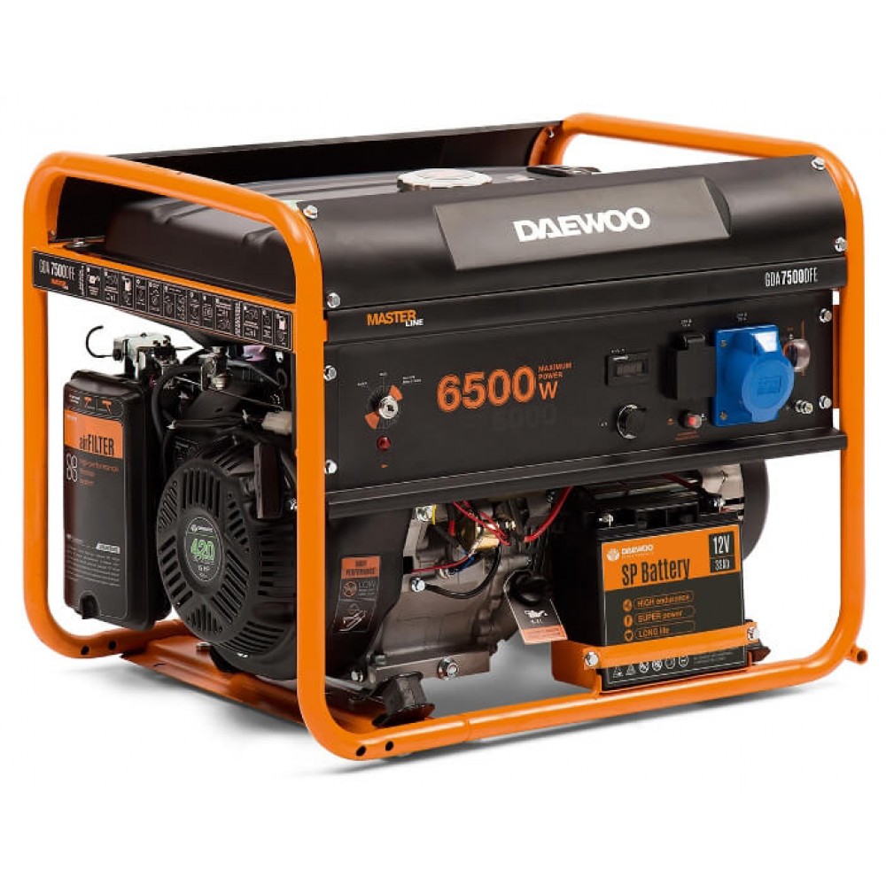 Генератор бензиновый Daewoo GDA 7500DFE