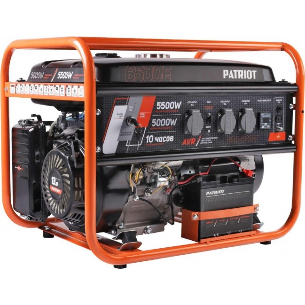 Генератор  бензиновый   PATRIOT GRS 6500 E